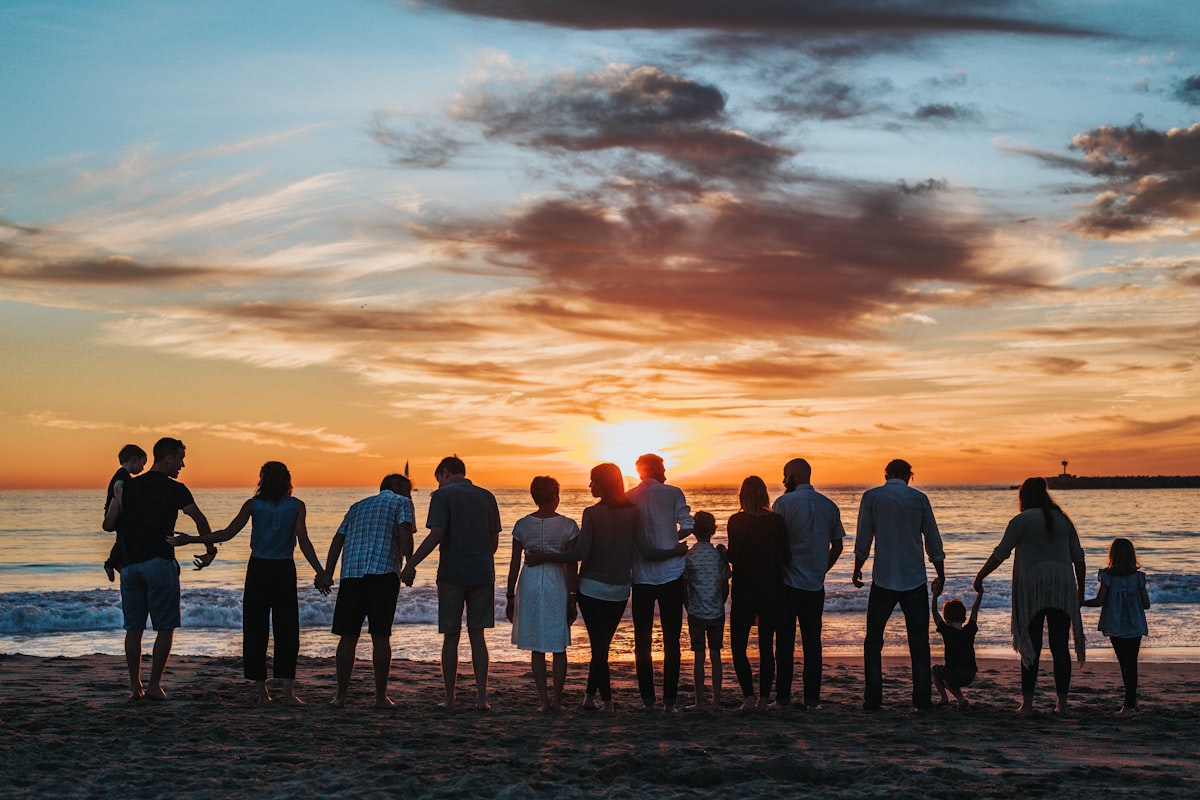 Family protected by insurance coverage